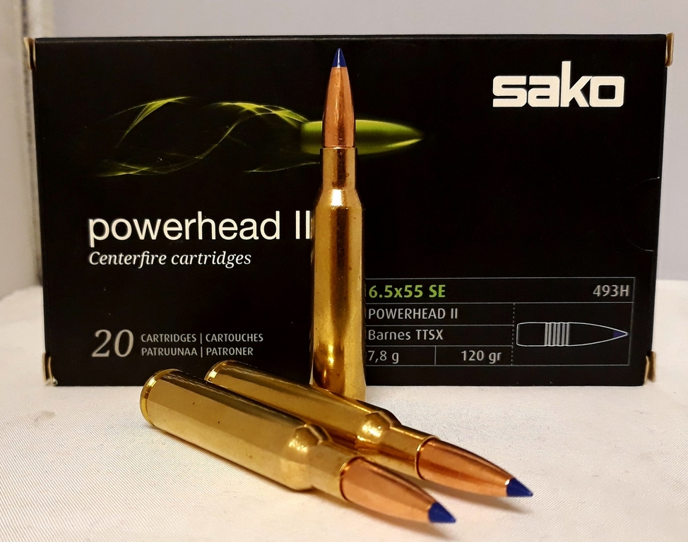 Earliest spy threaten Sako powerhead II 6.5x55 SE 7,8g barnes TTSX " 6,...
