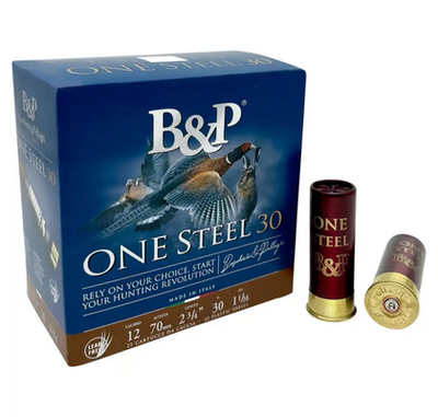 Bachier&Pellagri One Steel 12/70, 30g, #4, 3,1 mm ALL GUNS (25 kpl rasia)