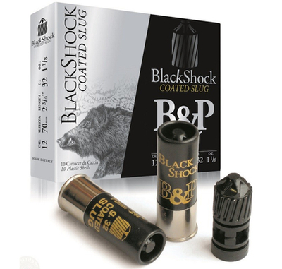 Baschieri&Pellagri Big Game Black Shok Slug, cal 12/70, 32 g (10 kpl rasia) Baschieri&Pellagri Big Game Black Shok Slug, cal 12/70, 32 g (10 kpl rasia)