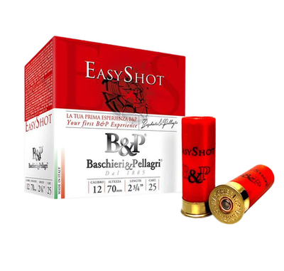 Baschieri&Pellagri Easy Shot Trap, cal12/70, 24 g, #7,5/2,4 mm (250 kpl ltk) Baschieri&Pellagri Easy Shot Trap, cal12/70, 24 g, #7,5/2,4 mm (250 kpl ltk)