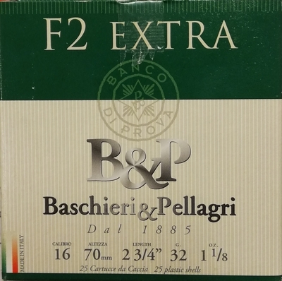 Bashieri & PellagriF2 32 g 2,90 mm 16/70 (25 kpl rasia)