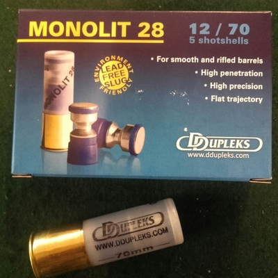 DDupleks Monolit28 28g Slug (5kpl rasia) 12/70