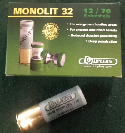 DDupleks Monolit32 32g Slug (5kpl rasia) 12/70
