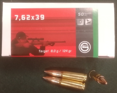 Geco 7,62x39 target 8,0g 50kpl