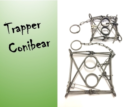 Hetitappavat raudat näädälle, Trapper ConiBear TC-160 (15x15cm)