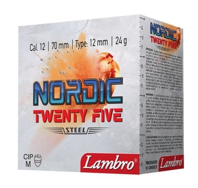 Lambro Nordic Twenty Five, cal 12/70, #7/2,54 mm, 250 kpl ltk