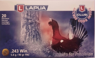 Lapua .243 WIN 5,8g/90gr FMJ