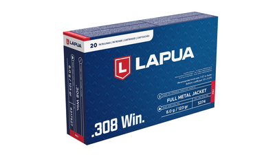 Lapua FMJ .308 Win S374 8,0g/123gr (20kpl rasia) 