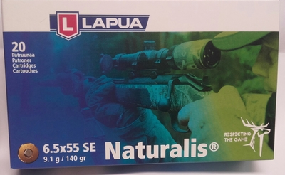 Lapua Naturalis N563 cal. 6,5x55 9,1g / 140gr 20kpl