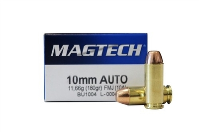 MAGTECH 10MM AUTO FMJ 180GR 10A, 50kpl rasia