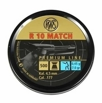 RWS R10 Match Premium Line 0,45g / 7,0gr 4,49 mm ilmapistooliluoti (500 kpl)