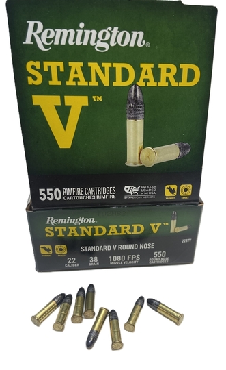 Remington 22 LR Standard V 329 m/s 2,46g (550 kpl rasia)