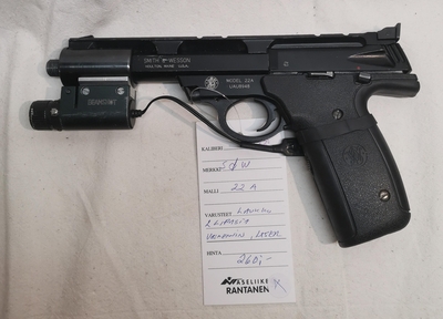 S&W 22A cal. 22LR TT=3
