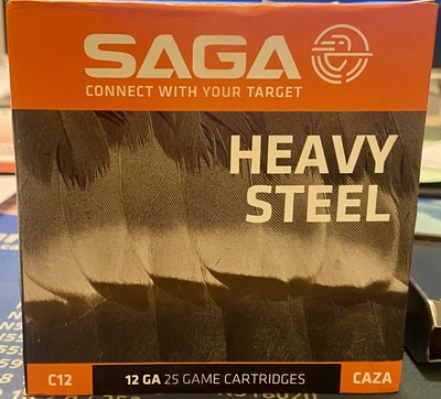 Saga Heavy Steel 34 g 12/70  25 kpl rasia