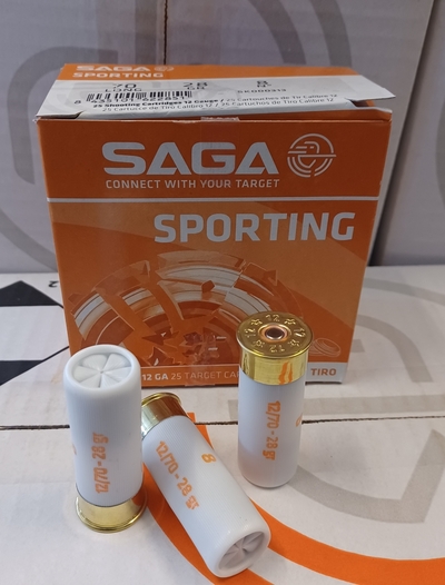Saga Sporting 28g 7,5 2,37mm (250kpl laatikko)