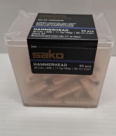 Sako .30 256A Hammerhead 11,70g / 180gr (50kpl rasia)