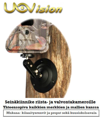 Seinäkiinnike riista- ja valvontakameroille, Uovision