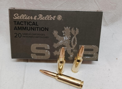 Sellier & Bellt 6,5 Creedmoor FMJBT 9,1g, 20 ptr/rasia