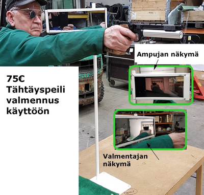 Tähtäyspeili valmennuskäyttöön