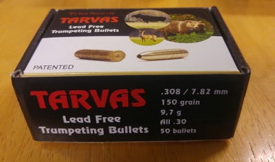 Tarvas Lead Free .308/7,82mm 150gr/9,7g All.30 50kpl