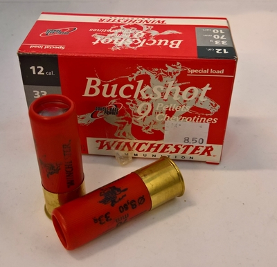 Winchester Buck Shot 9P 8,60mm #0 (10kpl rasia) 12/70