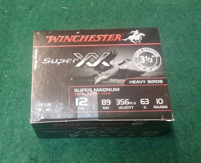 Winschester SuperXX, cal 12/89, 63 g