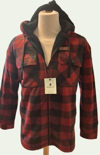 Woodline Canada fleecetakki punainen