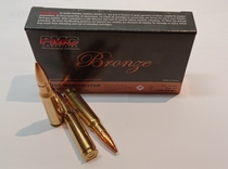  Bronze cal. 308 Win, 9,53g/ 147 gr, ratapanos 847 m/s, 20 kpl rasia