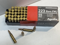 Aquila FMJ 3,6g/55gr cal .223 Rem (50 kpl rasia)