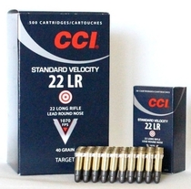 CCI Standard LRN 2,6g / 40gr (50kpl rasia) .22 LR