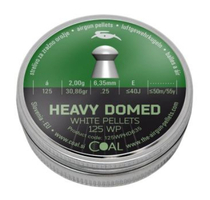 Coal 6,35 mm Heavy Domed WP 125 2,00 g (125 kpl rasia)