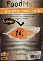 FOODMAX VAKUUMI ilmakanavoitu pussi 28 X 40cm 50kpl