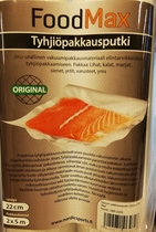 FOODMAX VAKUUMI ilmakanavoitu rulla 22CM X 5M 2KPL