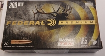 Federal 308w Barnes TSX Copper 165gr/10,7g, 20kpl rasia Federal 308w Barnes TSX Copper 165gr/10,7g, 20kpl rasia