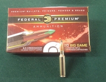 Federal 6,5 Creedmoor, 120 gr kupariluoti