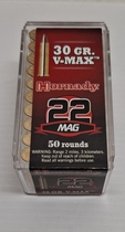 Hornady V-Max PT 1,94g / 30gr (50kpl rasia) .22 WMR