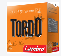 Lambro Tordo, 12/70 #5/2,9 mm, 32g, 25 kpl rasia Lambro Tordo, 12/70 #5/2,9 mm, 32g, 25 kpl rasia