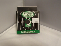 Paikkatarra 16mm musta