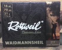 Rottweil 31g HV 3,2mm (10kpl rasia) 16/70