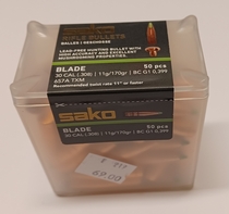 Sako .30 Powerhead Blade (657A) 11,00g (170gr) 50 kpl rasia