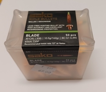 Sako .30 Powerhead Blade , cal 308 , (656A) 10,50g (162gr) 50kpl rasia