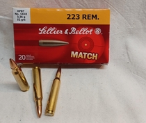 Sellier&Bellot .223 Rem HPBT 3,36 g/52 gr (20 kpl rasia)