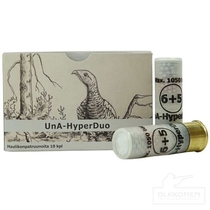 UnA-HyperDuo patruuna 12/70 24g haulikoko 6+5 (10kpl rasia) UnA-HyperDuo patruuna 12/70 24g haulikoko 6+5 (10kpl rasia)