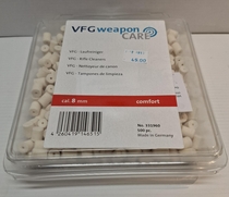 VFG 650 8 mm puhdistustulppa 500 kpl rasia