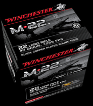 Winchester .22LR M22 LRN 2,6 g (400 kpl rasia)